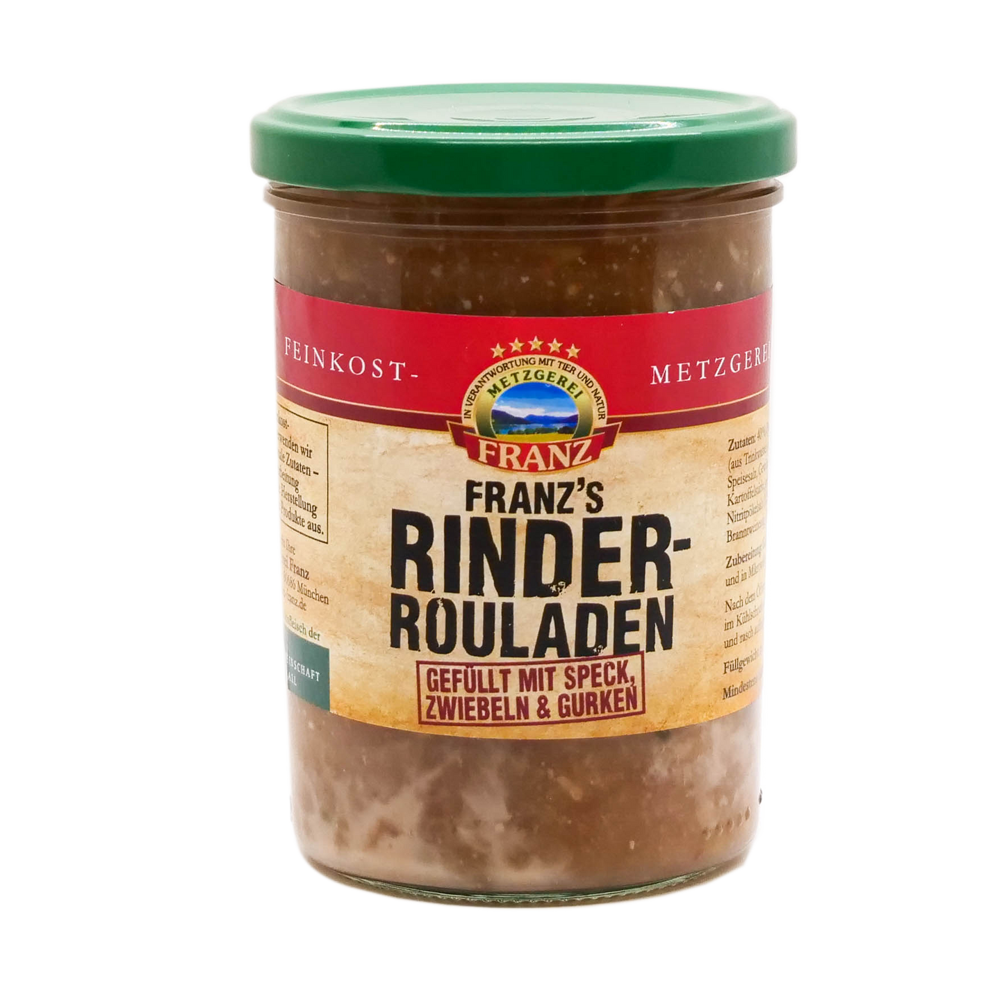 Franz's Rinderrouladen - Gefüllt mit Speck, Zwiebeln & Gurken